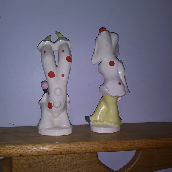 Vintage figurine meme clown set. - Picture 2 of 3